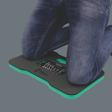 ชุดไขควงและประแจ Wera Kneeling Pad + Tool-Check-Plus ชุด 40 ชิ้น