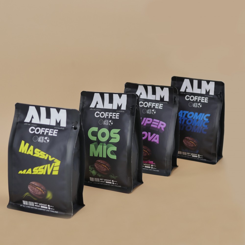 เมล็ดกาแฟ ALM COSMIC ขนาด 250 กรัม เมล็ดใหญ่ เกรด AA