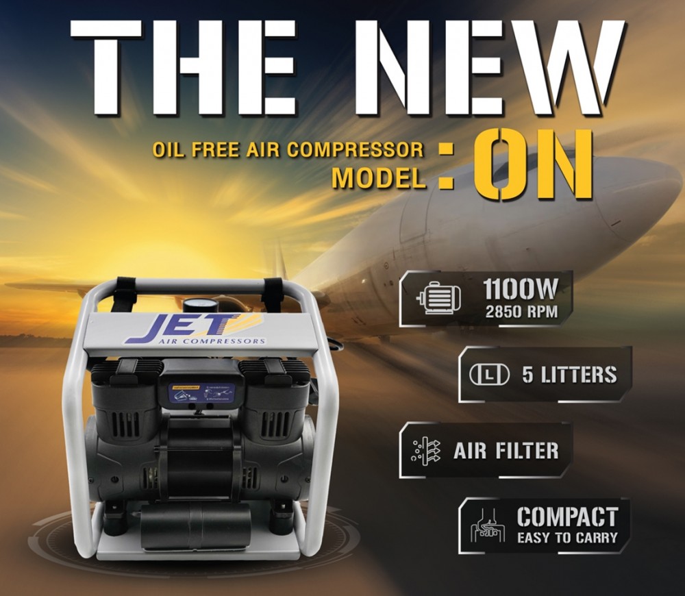 JET Model On Oil free air compressor