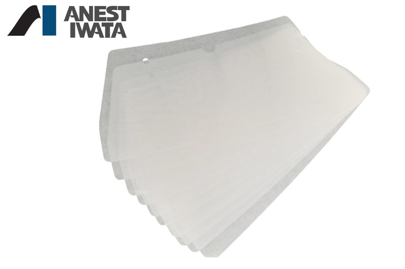 หน้ากากสำรอง Anest Iwata VIUAF2020/K10-SV VISOR PEEL OFF COVERS จำนวน 5 รู (แพ็ค 10 ชิ้น)