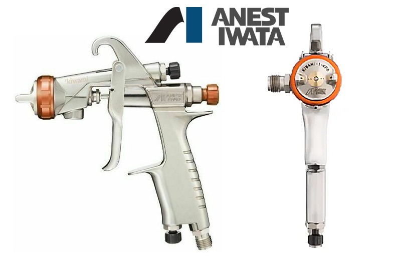 กาพ่นสี Anest Iwata KIWAMI-1-13KP6 กาบน กระป๋องข้าง หัวพ่น 1.3 mm.