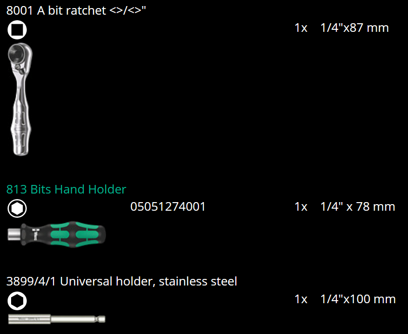 ชุดประแจ Wera ซ่อมจักรยาน 5004183001 Bicycle Set Tool-Check Plus 3A