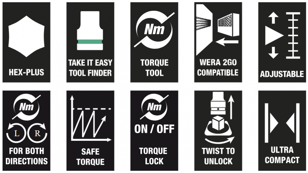 Wera Safe-Torque A 2 Set 1 Safe-Torque Wrench in textile box + sockets
