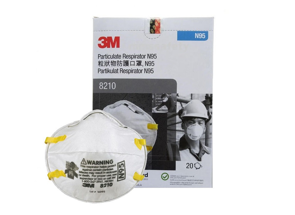 หน้ากากป้องกันฝุ่น 3M NO.8210N9 20ชิ้น
