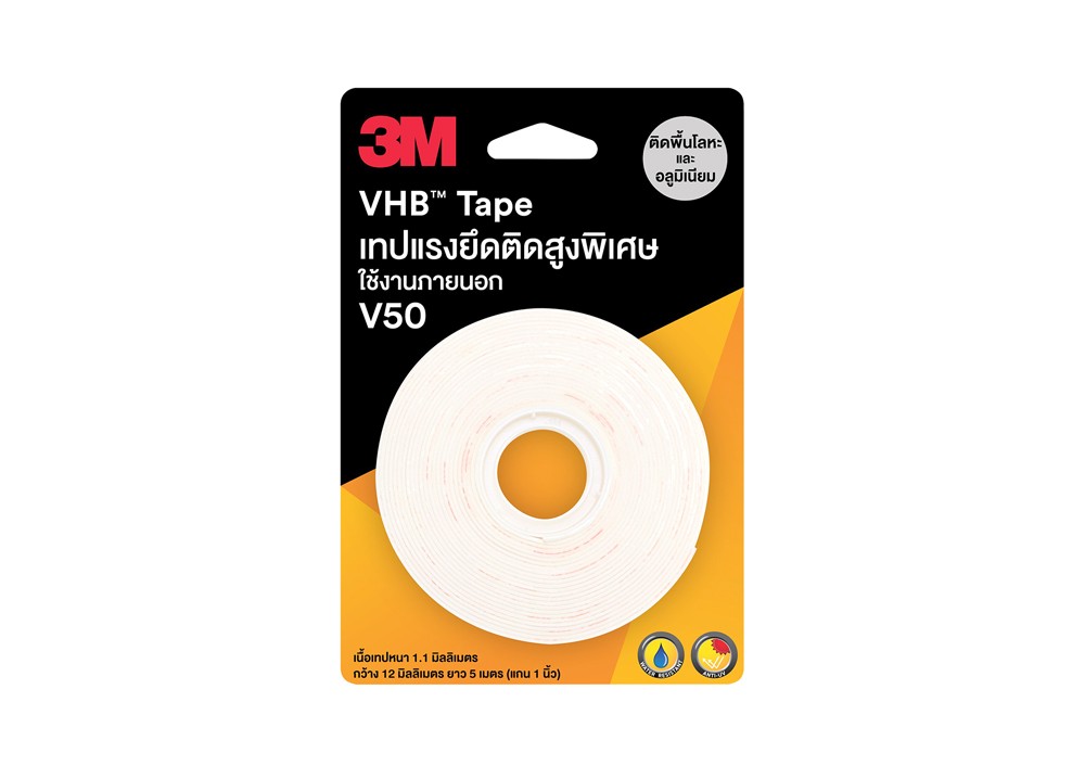 3M NO.V50 High adhesive tape VHB 12mm.X5m.