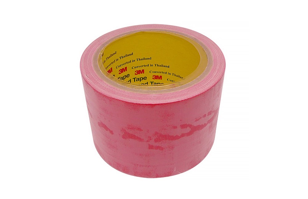 3M NO.389 Cloth tape, red, size 72 mm.10 yards