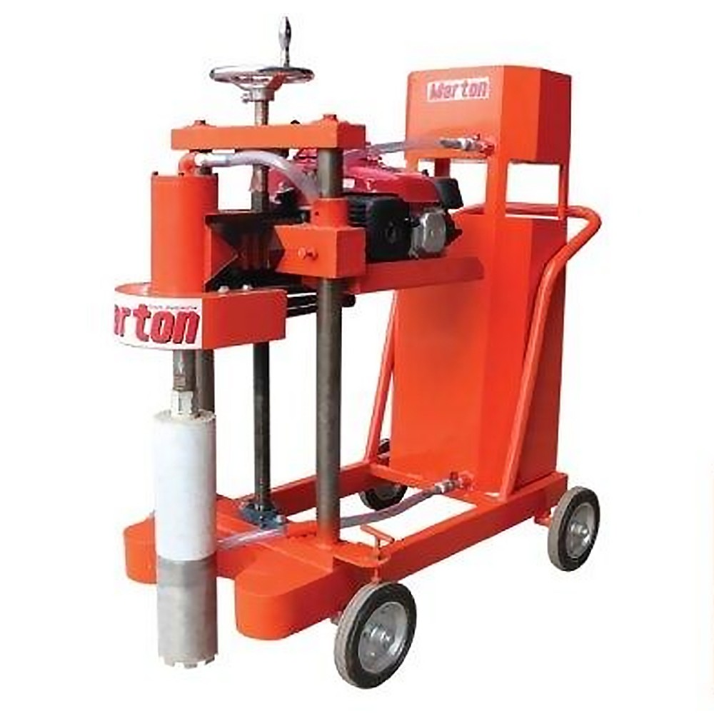 เครื่องเจาะคอนกรีต Marton พร้อมเครื่องยนต์ honda พร้อมดอกเจาะขนาด 4 นิ้ว