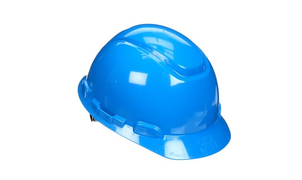 หมวกนิรภัย 3M รุ่น H-703R ปุ่มหมุน สีน้ำเงิน