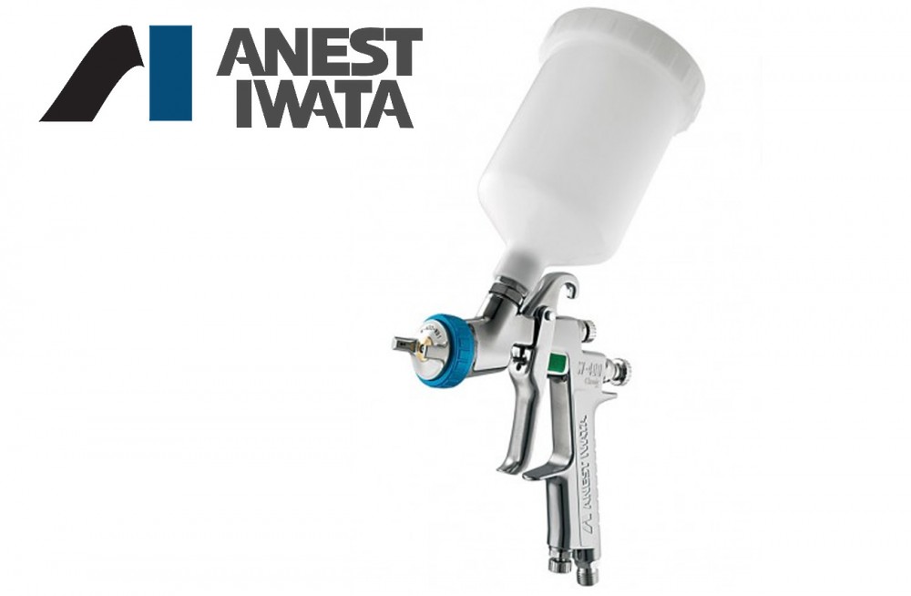 กาพ่นสี Anest Iwata W-400-162G กาบน หัวพ่น 1.6 mm.