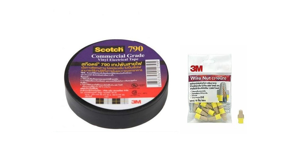 3M 790 Electrical tape, size 3/4X20M (free WIRENUT T/Y)