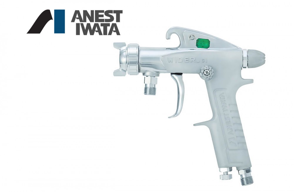 กาพ่นสี Anest Iwata W-61-2S กาล่าง หัวพ่น 1.3 mm.