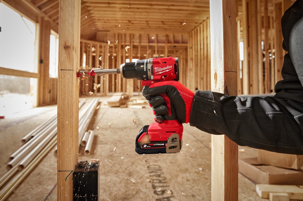 สว่านกระแทกไร้สาย Milwaukee M18-BLPDRC