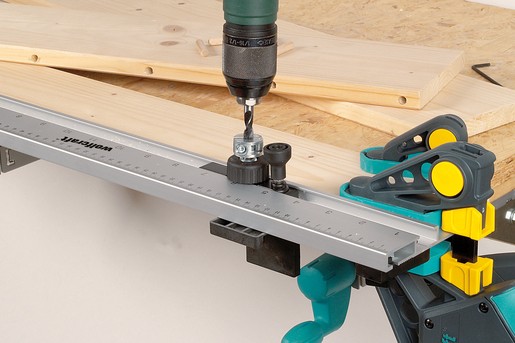 จิ๊กเจาะรู Wolfcraft 4650000 Dowelling jig ø5,6,8,10mm 5 in1 function