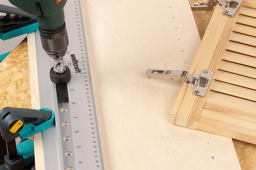 จิ๊กเจาะรู Wolfcraft 4650000 Dowelling jig ø5,6,8,10mm 5 in1 function