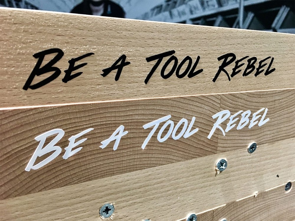 สติ๊กเกอร์ Wera Tool Rebel offical ขนาด 230x30 มม.