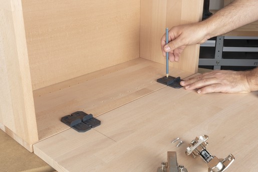 จิ๊กเจาะรู บานพับถ้วย Wolfcraft 4655000 Hinge Hole Set Ø 26 mm ชุด 5 ชิ้น