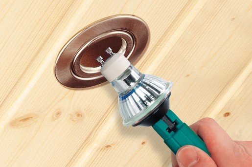 ตัวดูดโคมไฟ ฮาโลเจน Wolfcraft 5499000 Bulb Catcher