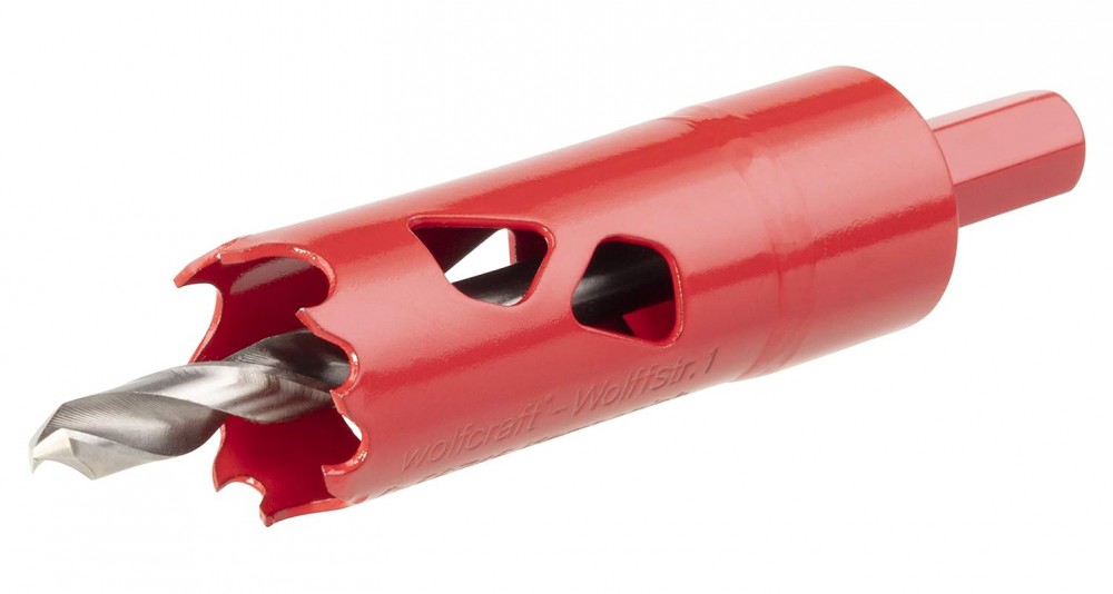 โฮลซอเจาะเหล็ก Wolfcraft 5463000 Holesaw BiM ø 22 mm.