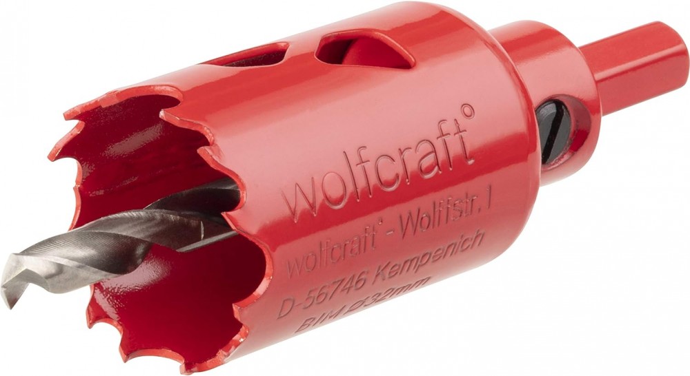 โฮลซอเจาะเหล็ก Wolfcraft 5466000 Holesaw BiM ø 32 mm.