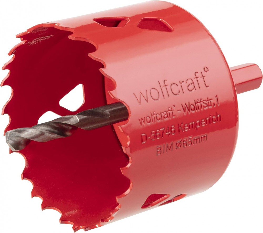 Wolfcraft 5473000 1 Hole saw BIM ø 65 + hex. shank