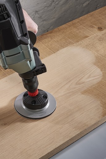 จานจับกระดาษทราย มีแกน Wolfcraft 2211000 Sanding Pad fixoflex Ø 125 mm