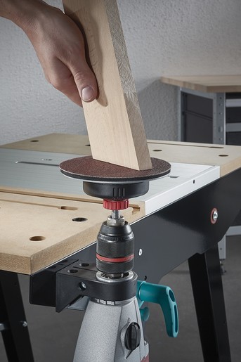 จานจับกระดาษทราย มีแกน Wolfcraft 2211000 Sanding Pad fixoflex Ø 125 mm
