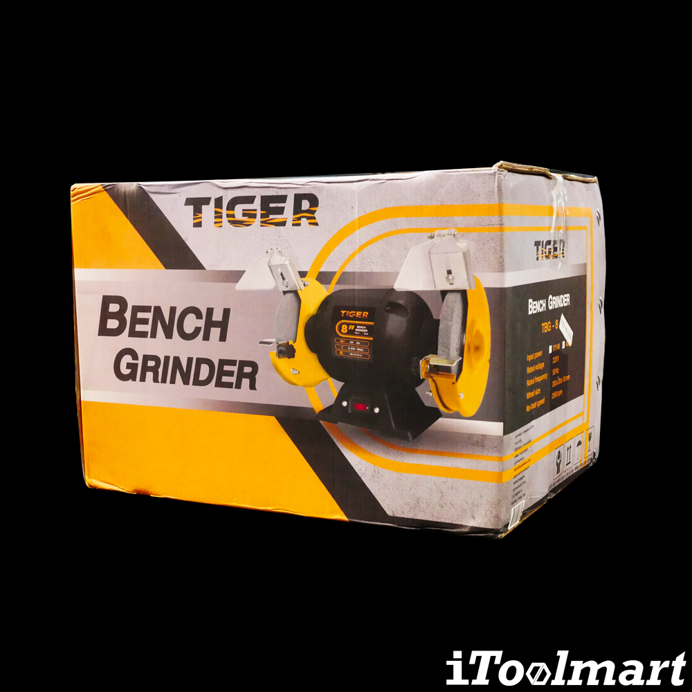 มอเตอร์หินเจียร สำหรับงานหนัก TIRAWATIGER TBG-8N ขนาด 8 นิ้ว 400W.