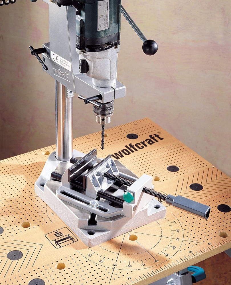 ปากกาจับชิ้นงาน สว่านแท่น Wolfcraft 3410000 Quick-Action Vice 100mm