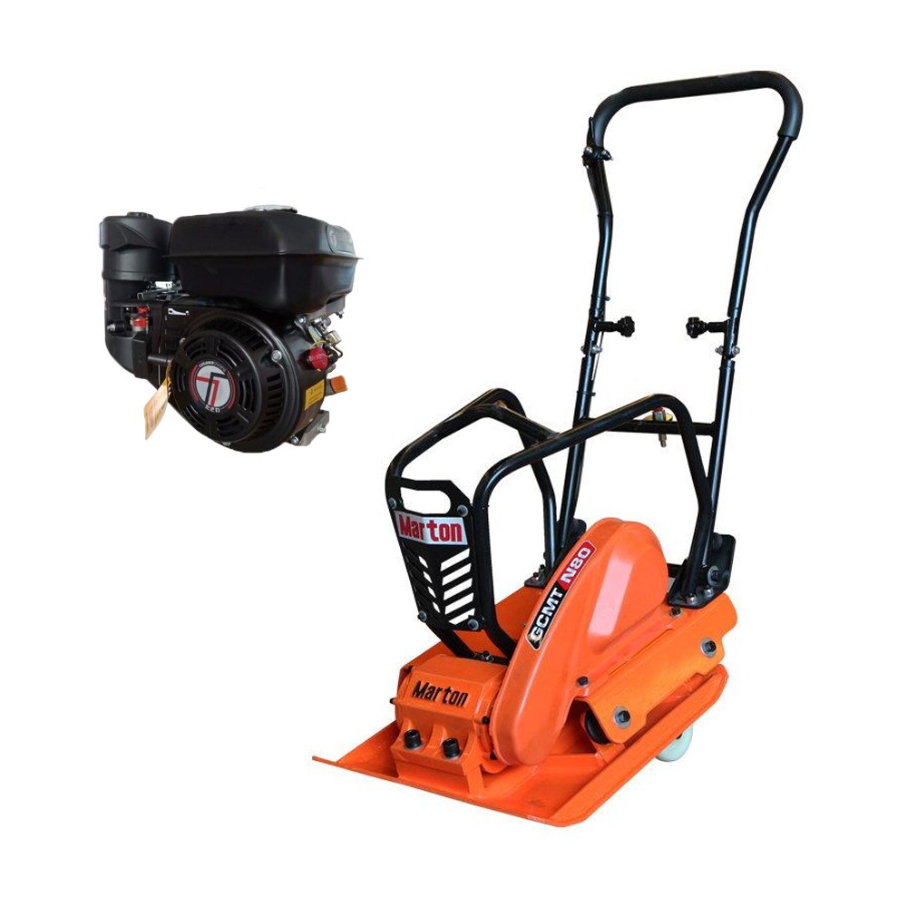 เครื่องตบดิน 7 ตัน ติดตั้งเครื่องยนต์เบนซิน 7 แรงม้า  Marton GCMT-N80-7HP