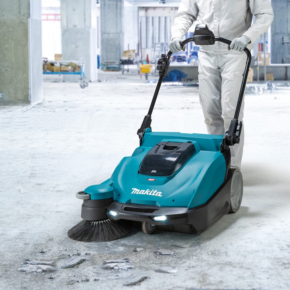 เครื่องกวาดพื้น MAKITA VS001G XGT 40Vmax มอเตอร์ไร้แปรงถ่าน ความกว้างในการทำงาน 650 มม. (ตัวเปล่า)
