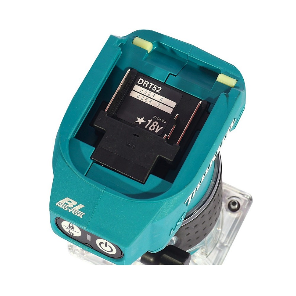 เครื่องทิมเมอร์ไร้สาย MAKITA DRT52Z 18V ขนาด 6 มม. ความเร็วรอบ 30,000 รอบ/นาที (ตัวเปล่า)