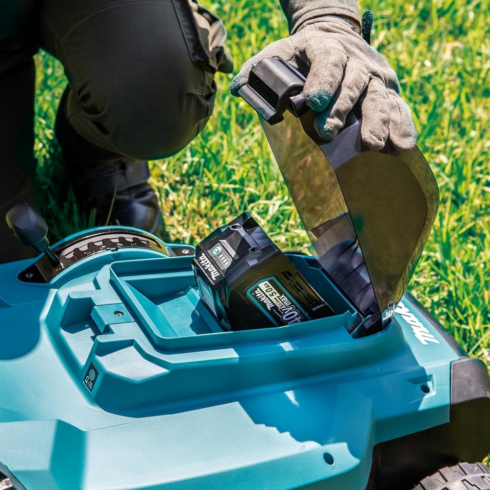 รถตัดหญ้าแบตเตอรี่ MAKITA LM004GZ 40Vmax ขนาด 430 มม. (ตัวเปล่า)