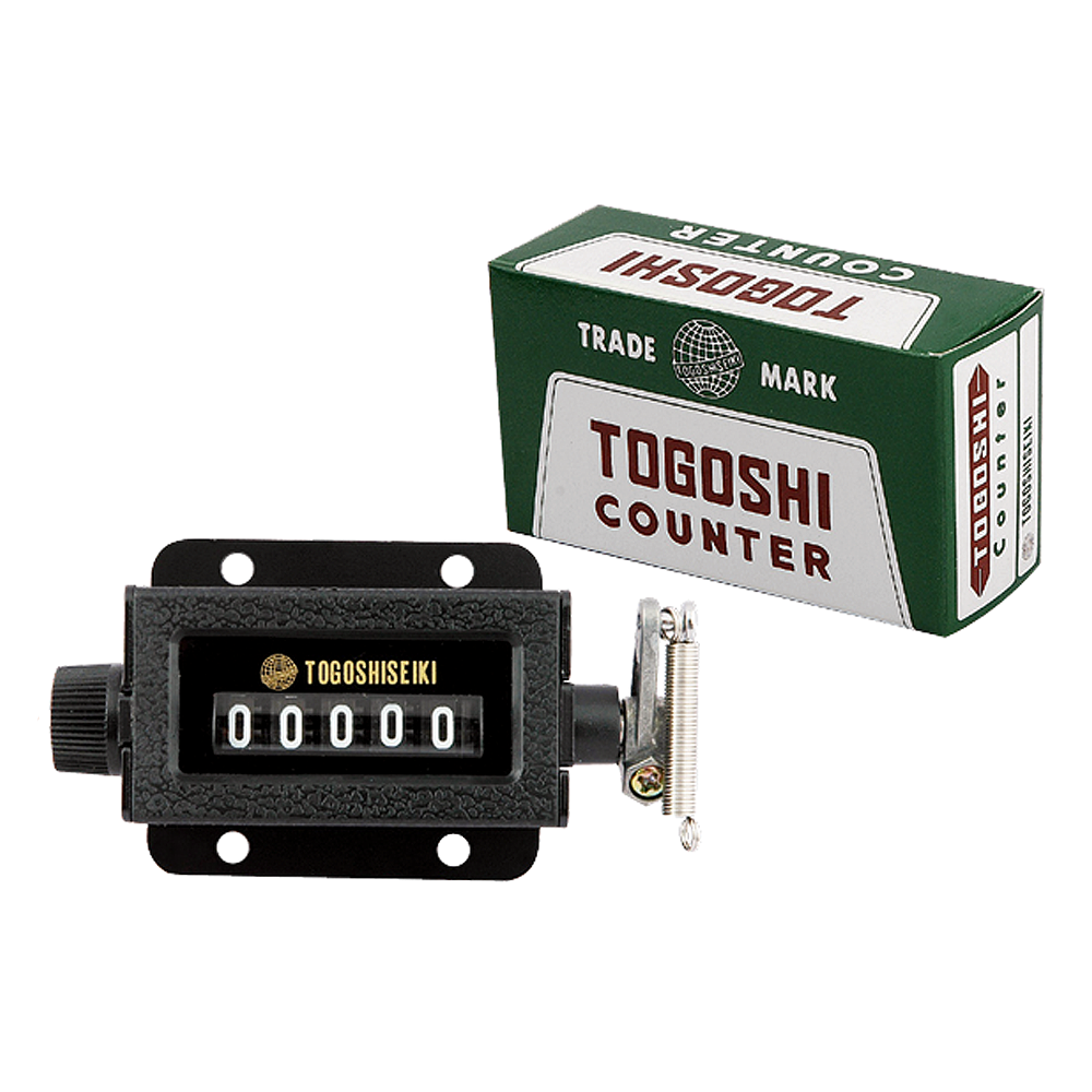 เครื่องนับเลข TOGOSHI RS 5 แบบกระตุก จำนวน 5 หลัก