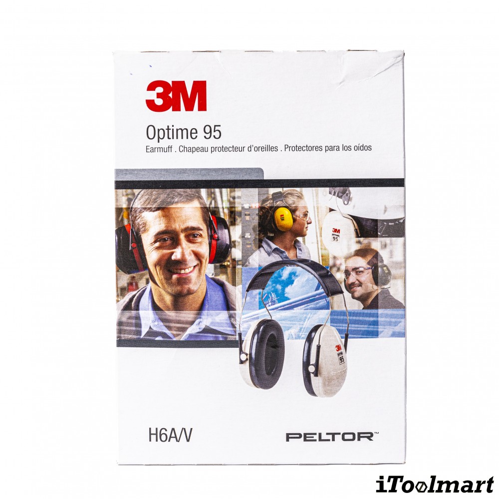 ที่ครอบหูลดเสียง 3M H6A V PELTOR Optime 95 แบบคาดศีรษะ