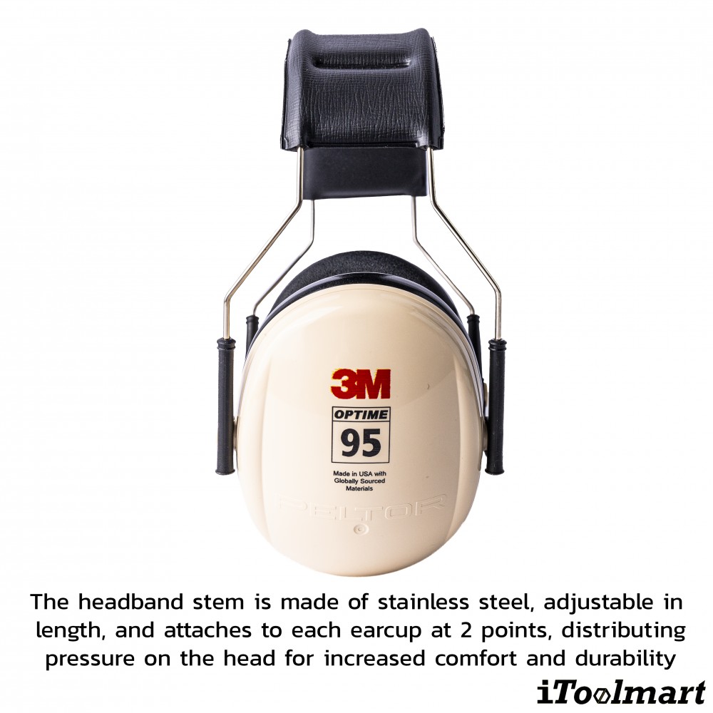 ที่ครอบหูลดเสียง 3M H6A V PELTOR Optime 95 แบบคาดศีรษะ