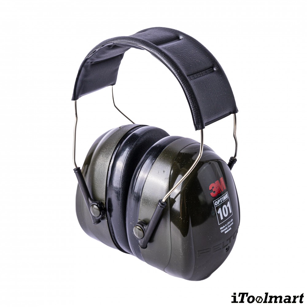 ที่ครอบหูลดเสียง 3M H7A PELTOR Optime 101 แบบคาดศีรษะ ค่าการลดเสียง 27 เดซิเบล