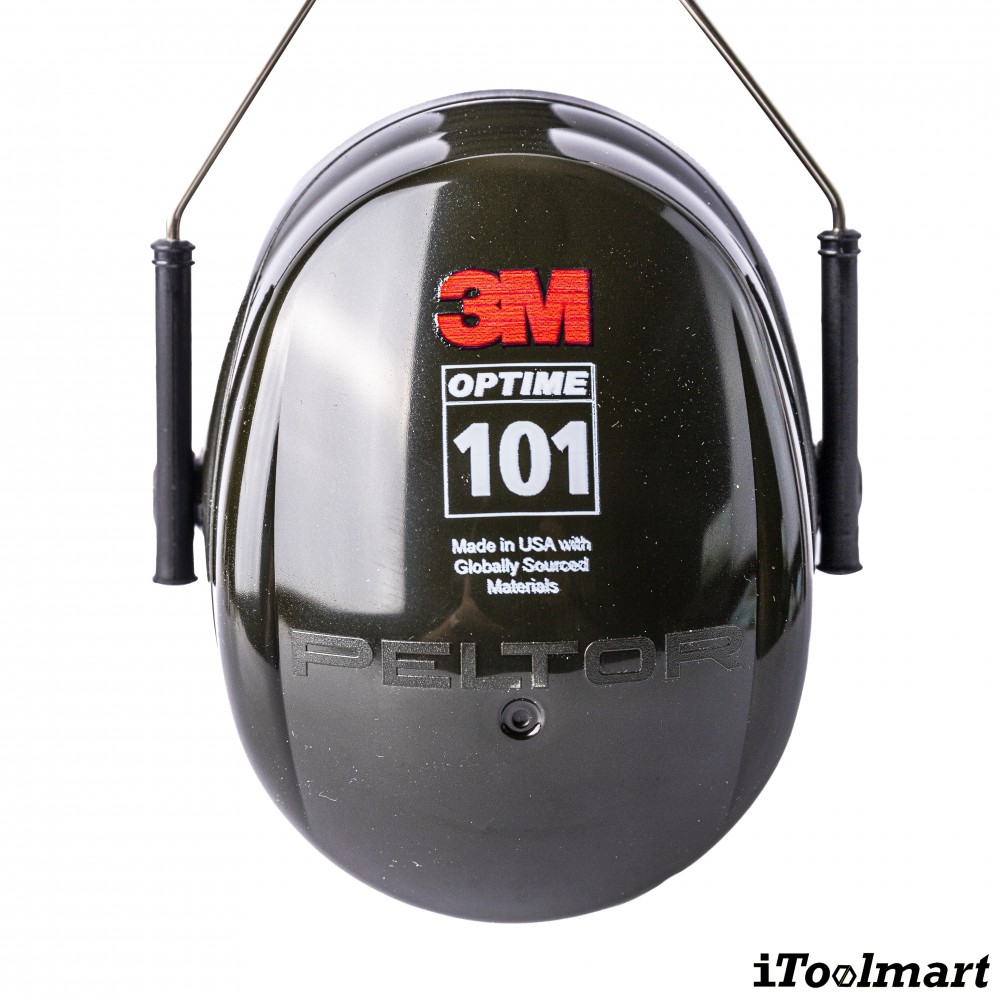 ที่ครอบหูลดเสียง 3M H7A PELTOR Optime 101 แบบคาดศีรษะ ค่าการลดเสียง 27 เดซิเบล