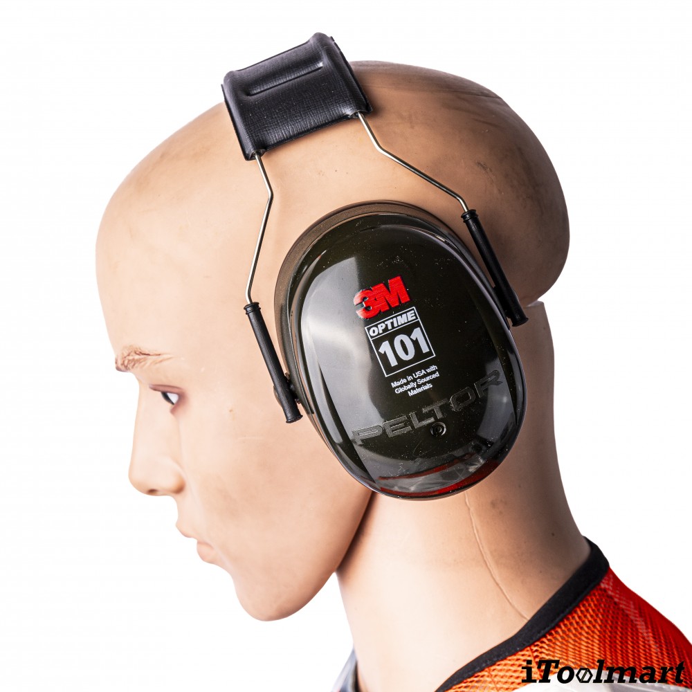 ที่ครอบหูลดเสียง 3M H7A PELTOR Optime 101 แบบคาดศีรษะ ค่าการลดเสียง 27 เดซิเบล