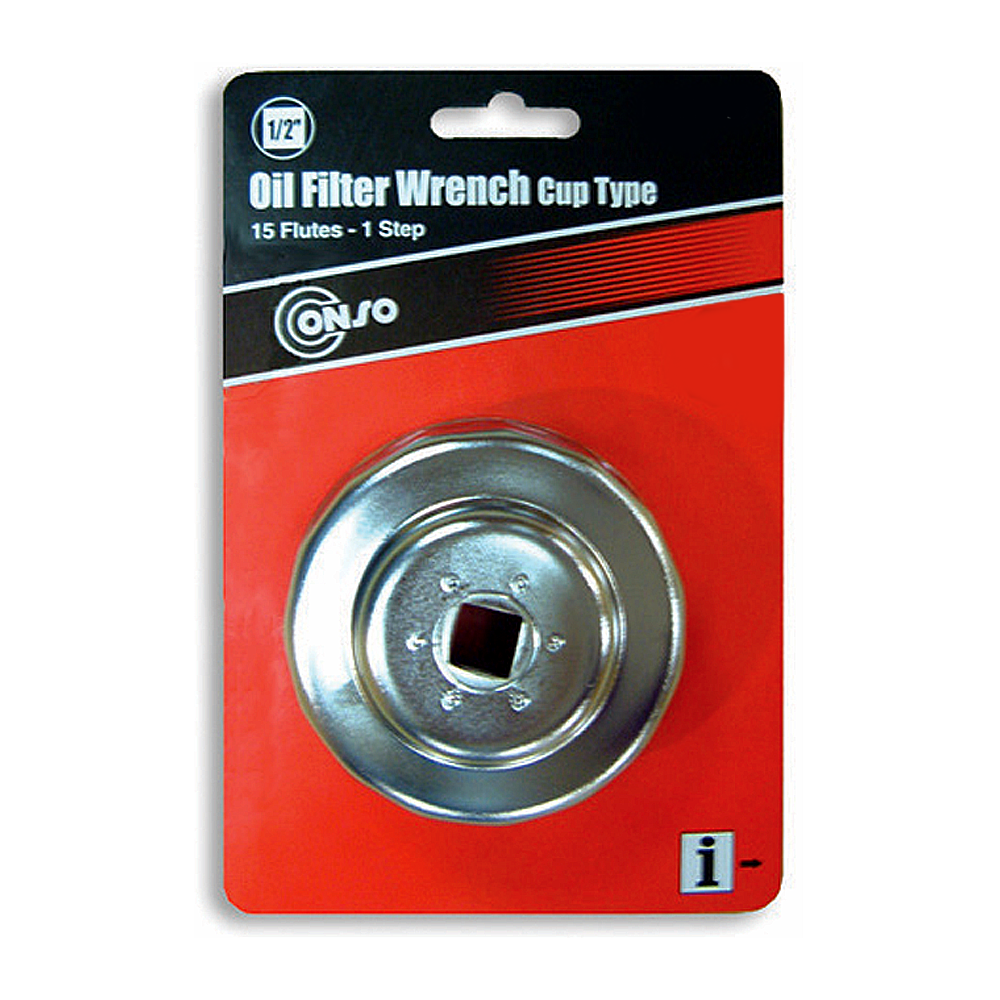 ประแจถอดไส้หม้อกรอง CONSO CS 512 แบบถ้วย ขนาด 90 mm x 15 x1
