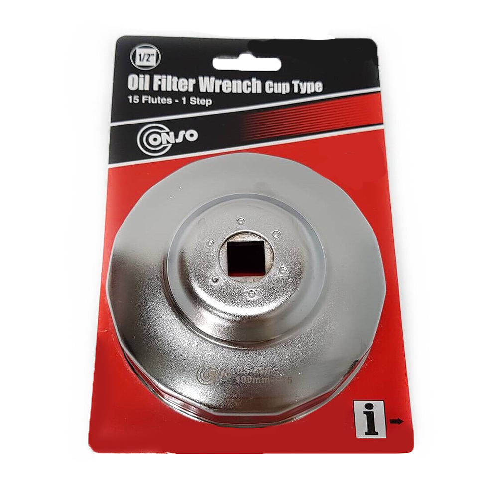 ประแจถอดไส้หม้อกรอง CONSO CS 518 แบบถ้วย ขนาด 99 mm x 15 x1