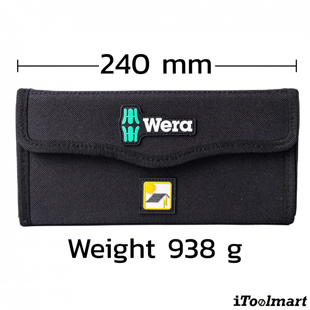 ชุดไขควง Wera 9524 Photovoltaic Mounting Tool Set 1  05136043001 ชุด 7 ชิ้น