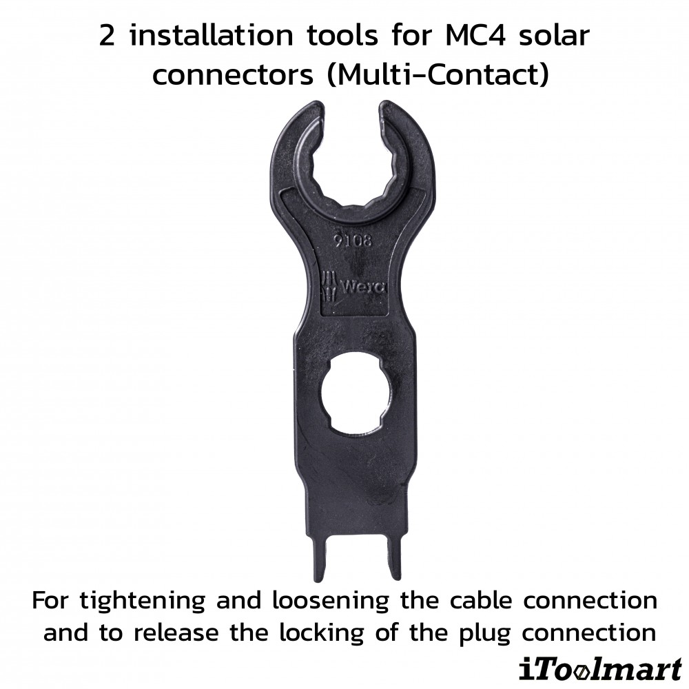 ชุดไขควง Wera 9524 Photovoltaic Mounting Tool Set 1  05136043001 ชุด 7 ชิ้น