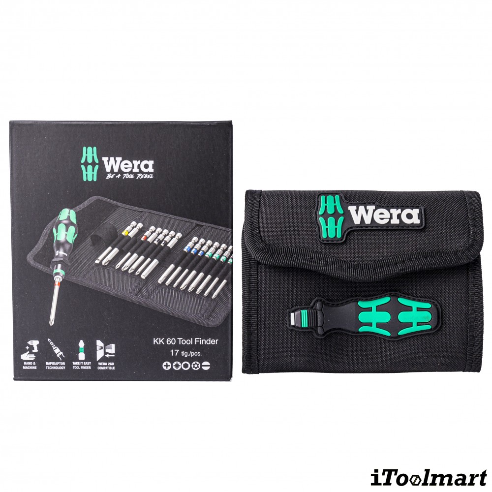 ชุดไขควง Wera Kraftform Kompakt 60 05059303001 ชุด 17 ชิ้น