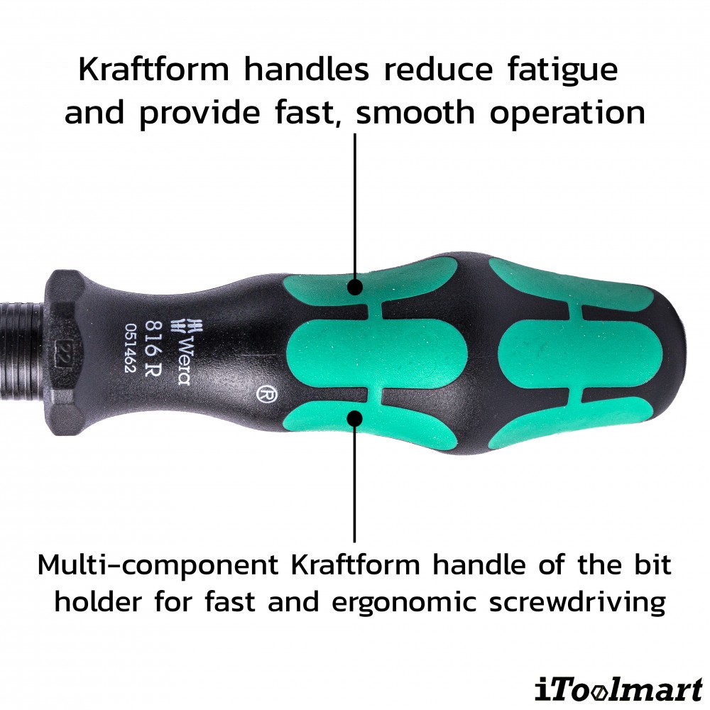 ชุดไขควง Wera Kraftform Kompakt 60 05059303001 ชุด 17 ชิ้น