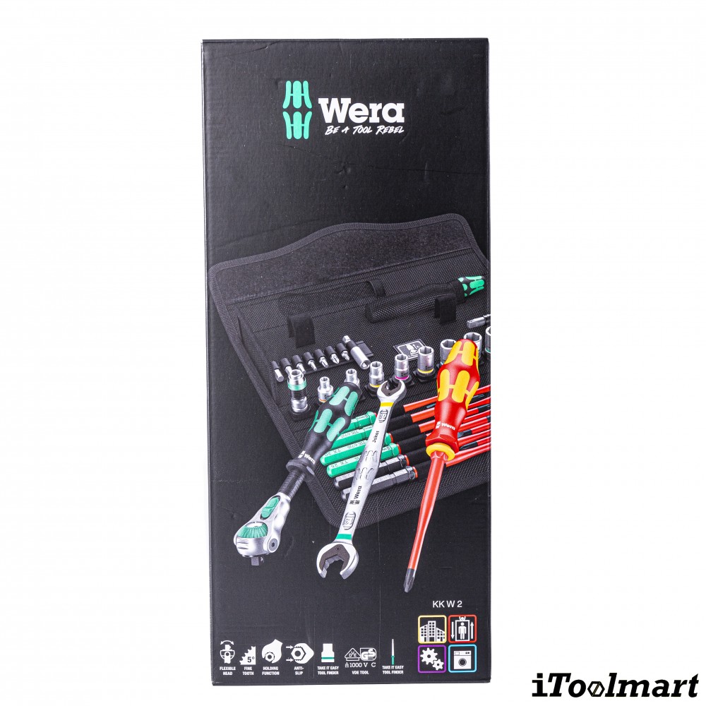 ชุดไขควง Wera Kraftform Kompakt W 2 Maintenance 05135870001 ชุด 35 ชิ้น