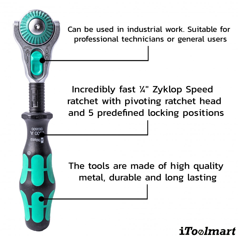 ชุดไขควง Wera Kraftform Kompakt W 2 Maintenance 05135870001 ชุด 35 ชิ้น