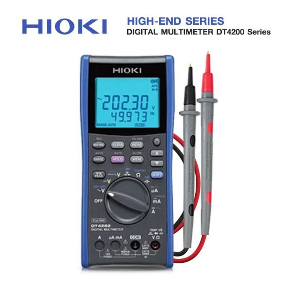 ดิจิตอลมัลติมิเตอร์ HIOKI DT4200 แบบหมุน ช่วงการวัด 1000V