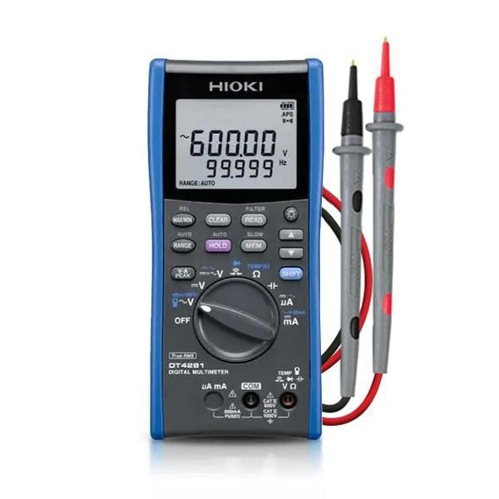 ดิจิตอลมัลติมิเตอร์ HIOKI DT4281 ปุ่มแบบหมุน ช่วงการวัด  1000v