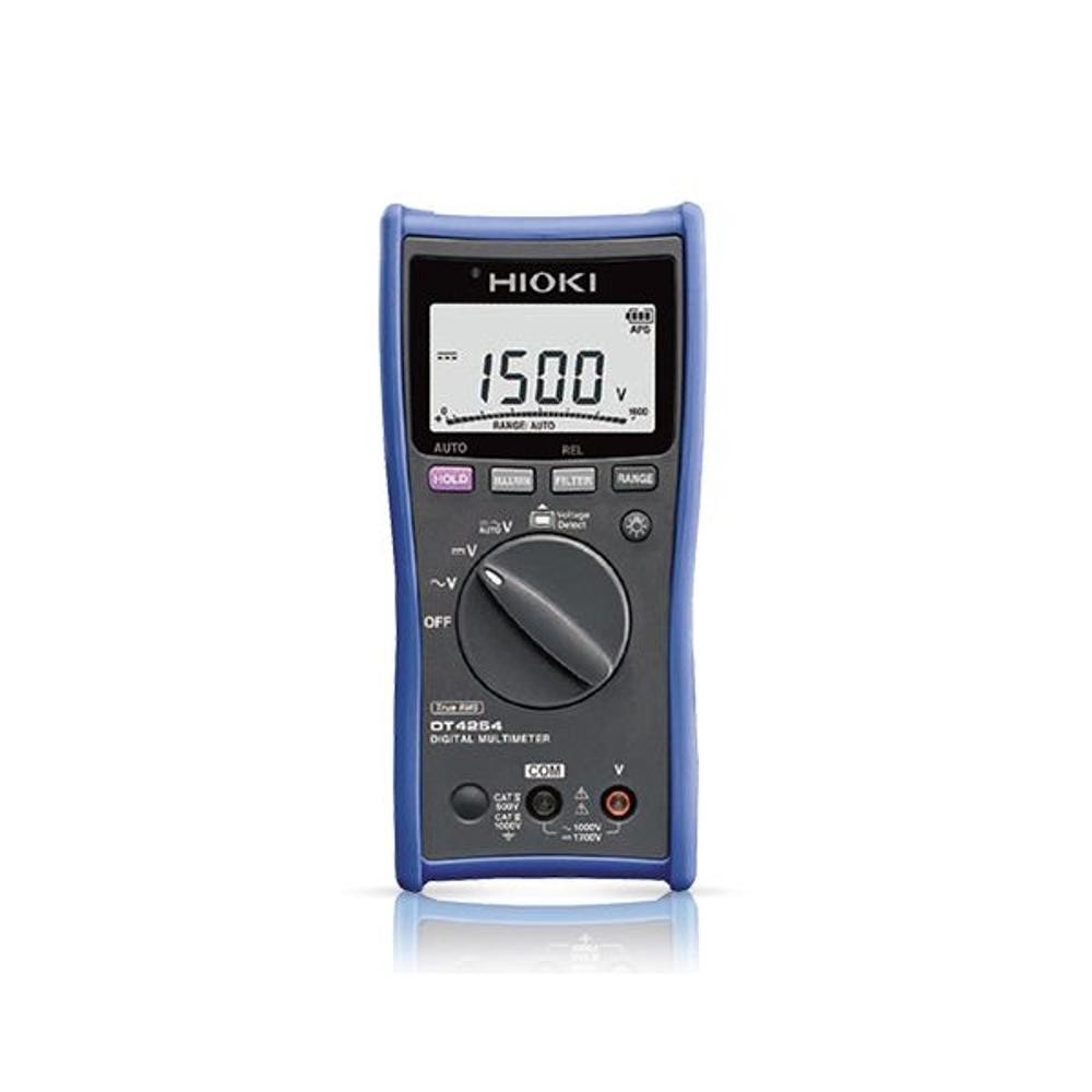 ดิจิตอลมัลติมิเตอร์ HIOKI DT4254 ปุ่มแบบหมุน หน้าจอ LCD  Back light ช่วงการวัด 1700 VDC