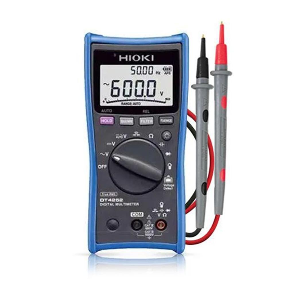 ดิจิตอลมัลติมิเตอร์  HIOKI DT4252 ปุ่มแบบหมุน ช่วงการวัด 1000V 
